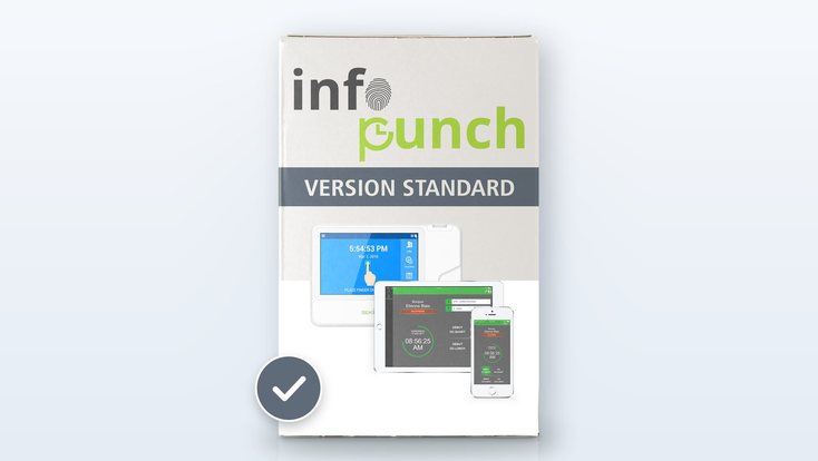 Logiciel de feuilles de temps pour employés Info-Punch, version standard